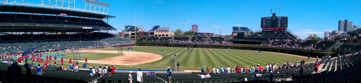 CC BY 3.0 · CC BY 3.0 Wrigley Field — Chicago Cubs game