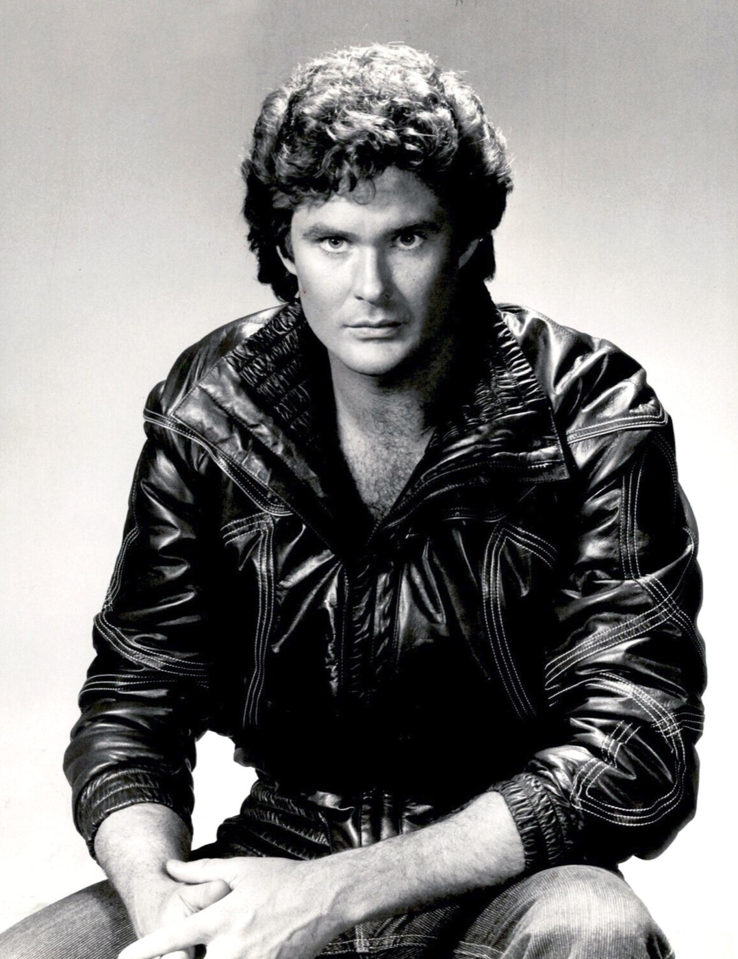 Michael Knight black leather jacket